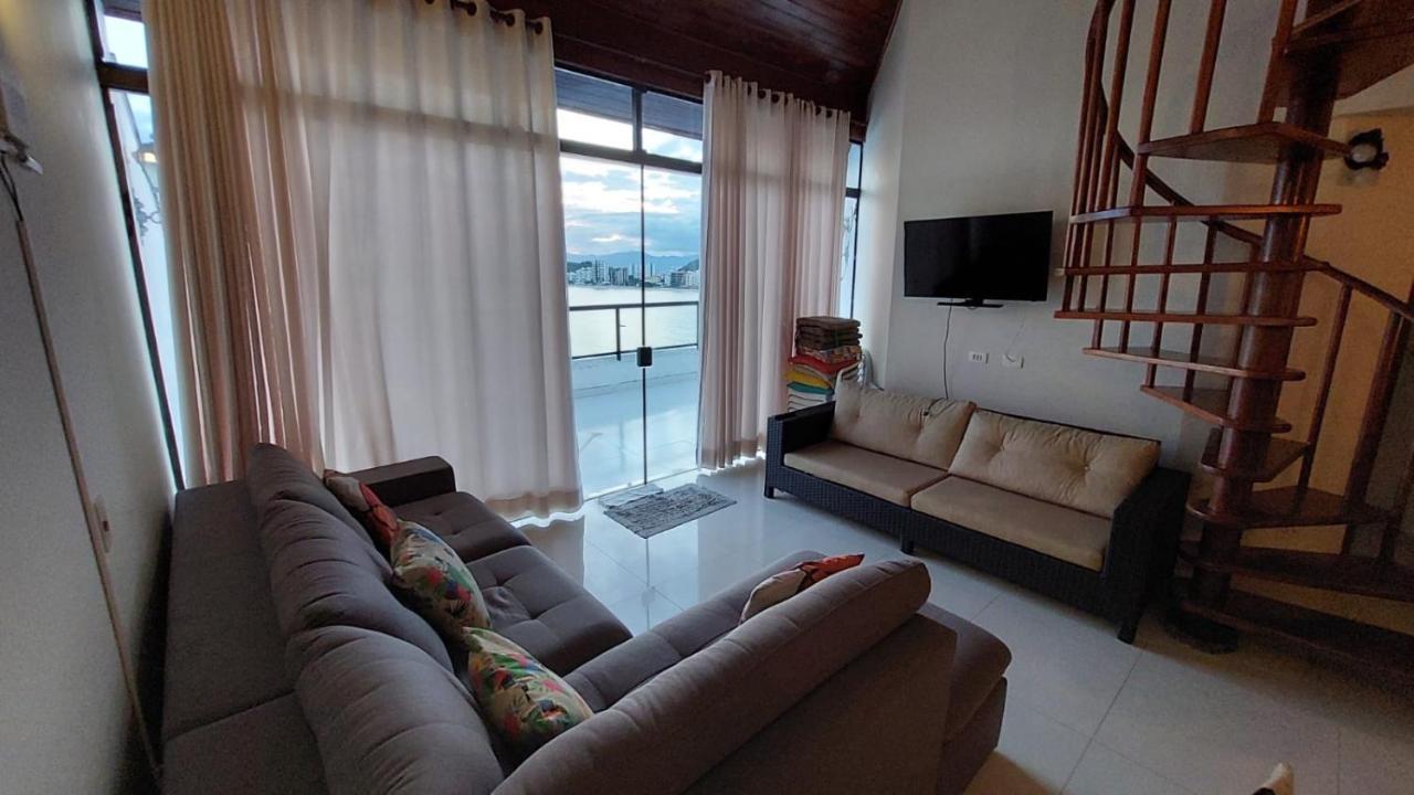Linda Cobertura Duplex, Pe Na Areia,Vista Linda. Lejlighed Caraguatatuba Eksteriør billede