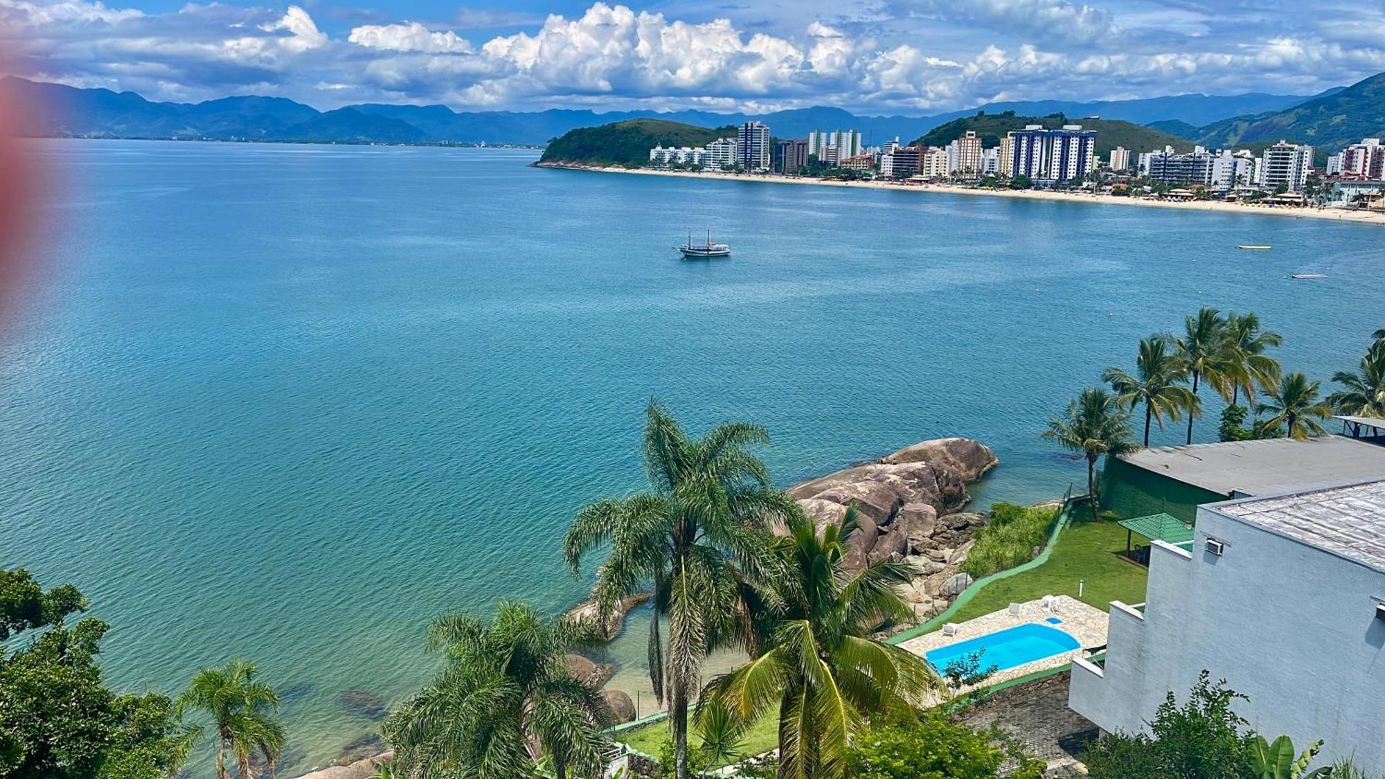 Linda Cobertura Duplex, Pe Na Areia,Vista Linda. Lejlighed Caraguatatuba Eksteriør billede